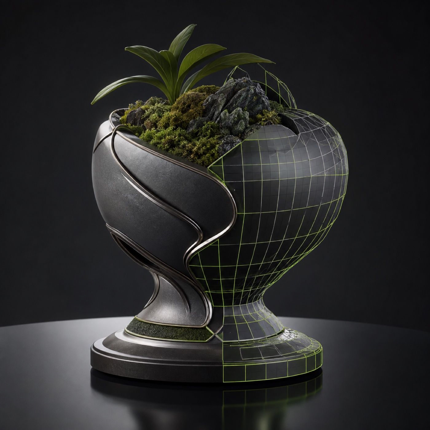 Planter model ready for Second Life
